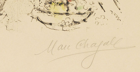 Marc Chagall - Le Bouquet blanc - 