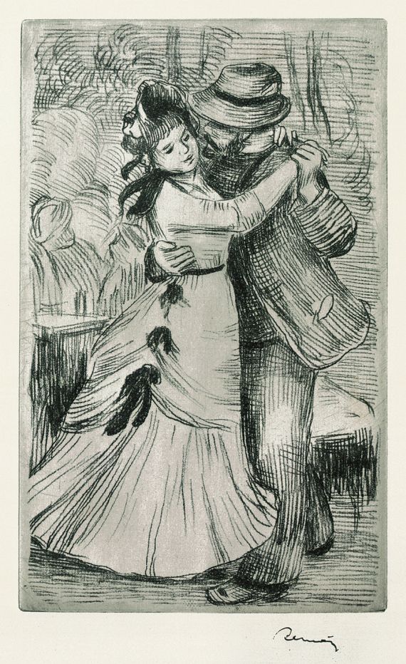 Pierre-Auguste Renoir - La danse à la campagne, 2e planche