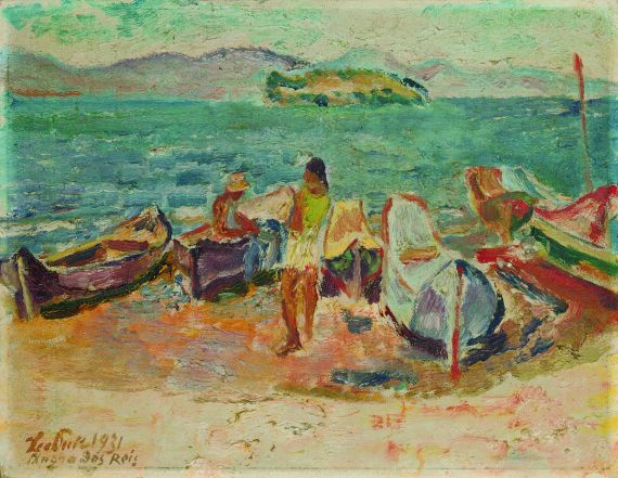 Leo Putz - Fischerboote bei Angra dos Reis