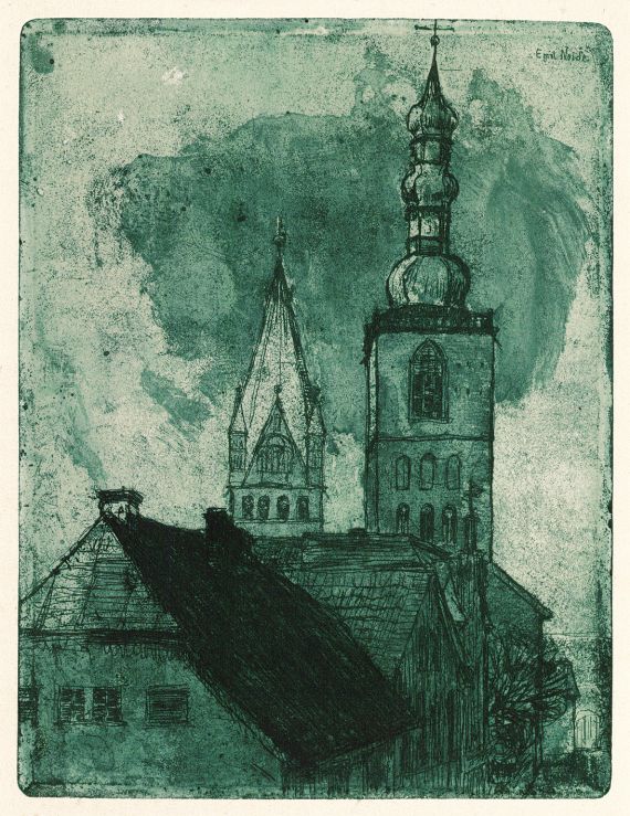 Emil Nolde - Petri- und Patrocli-Turm in Soest