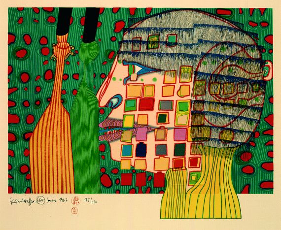 Friedensreich Hundertwasser - Die Schatten der Sterne