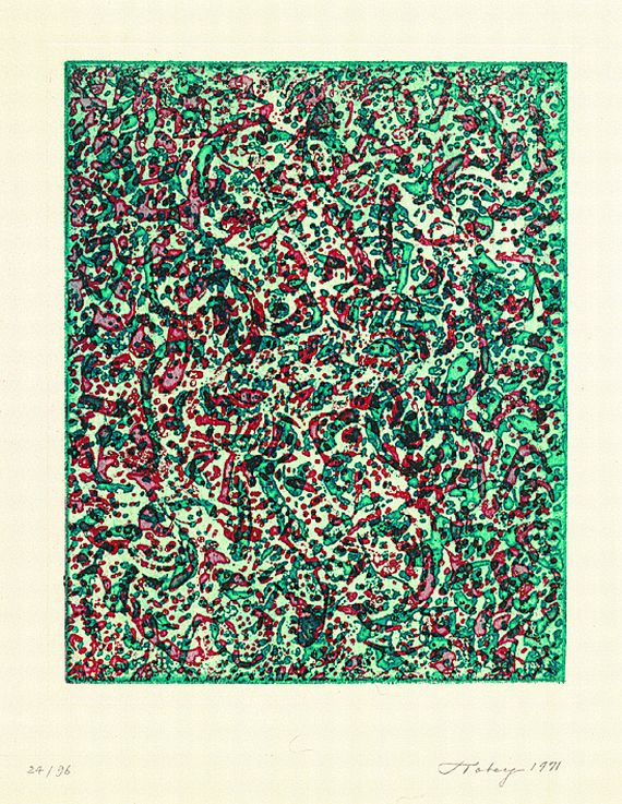 Mark Tobey - 6 Bll. Kompositionen