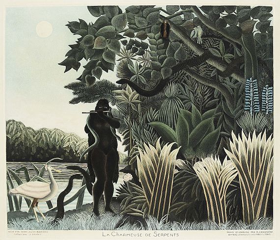 Henri Rousseau - after - La Charmeuse de Serpents