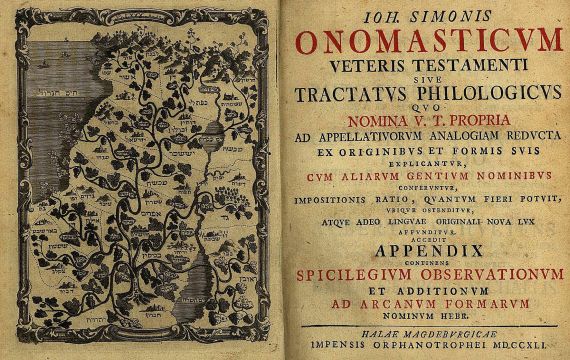 Johann Simonis - Onomasticum