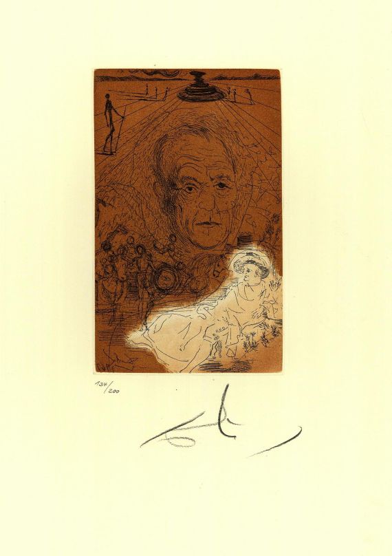 Salvador Dalí - Hommage à Konrad Adenauer
