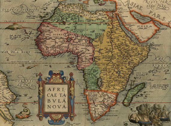 Abraham Ortelius - Africae tabula nova.