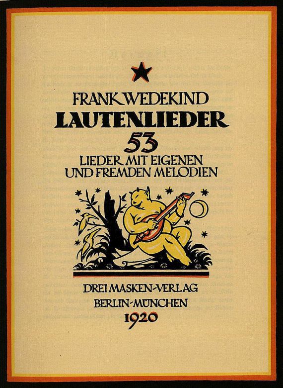 Frank Wedekind - Lautenlieder