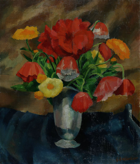 Georg Breitwieser - Stillleben mit Blumenvase