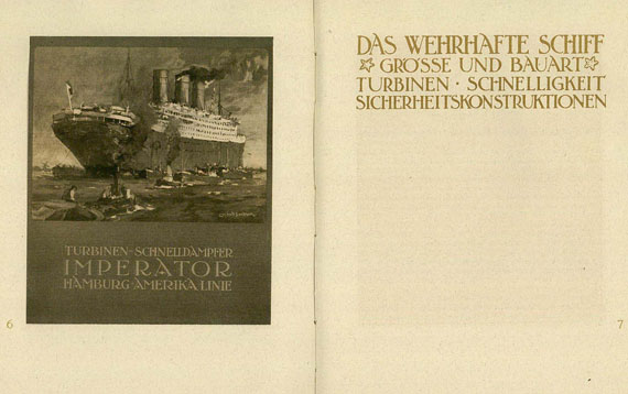   - Turbinen-Schnelldampfer IMPERATOR. 1913