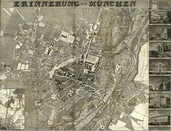   - Erinnerung an München. 1843.