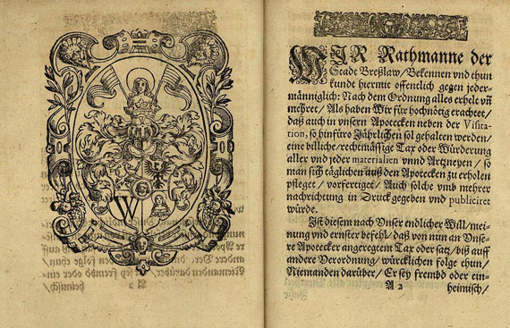   - Apotecken Ordnung. 1618