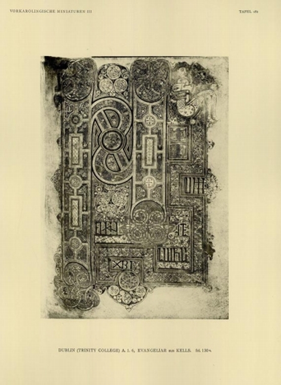 E. H. Zimmermann - Vorkarolingische Miniaturen, 5 Tle. 1916.