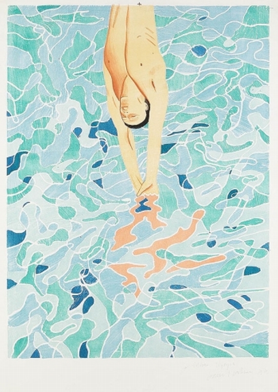 David Hockney - Olympische Spiele München 1972 (Diver)