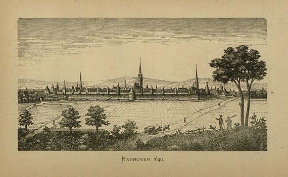  Niedersachsen - Hannover-Harz Konvolut, 9 Werke. 1773