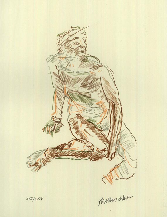 Oskar Kokoschka - Florentine sketchbook. 1972