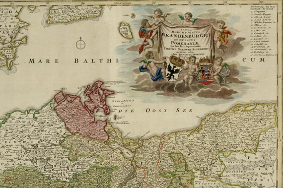  Brandenburg - Tabula marchionatus Brandenburgici et ducatus Pomeraniae ... edita.