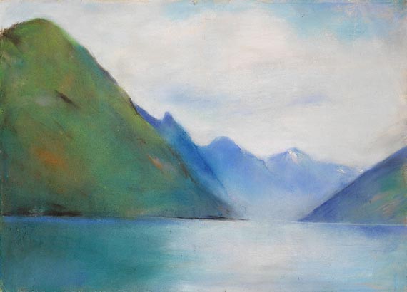 Lesser Ury - Motiv vom Gardasee