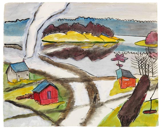 Gabriele Münter - Skandinavische Landschaft