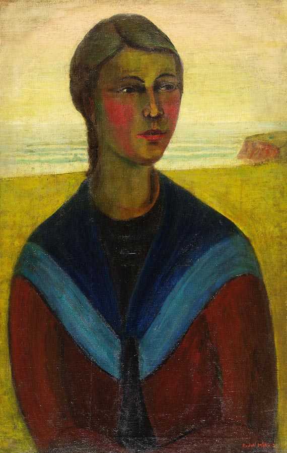 Rudolf Möller - Frau am Meer