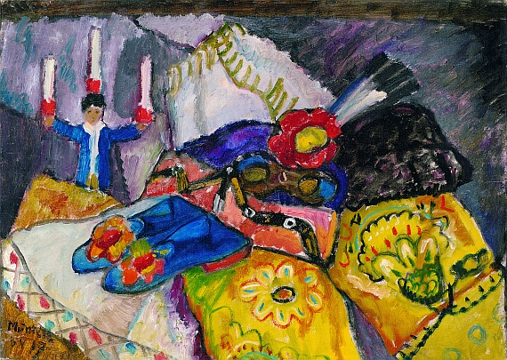 Gabriele Münter - Stillleben mit Kerzenleuchter