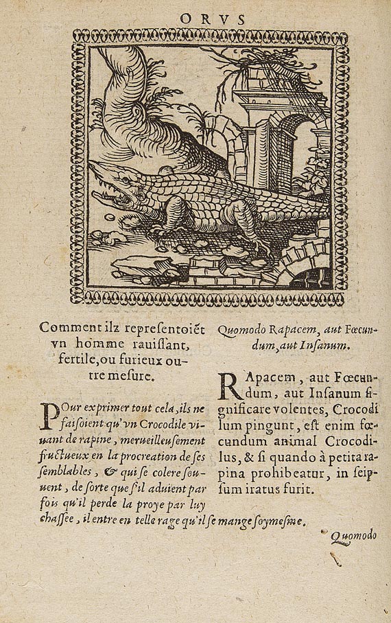 Horapollo - De sacris Aegyptiorum. 1574 (30)