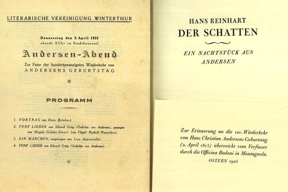 Bodoni - Reinhart, H., Der Schatten. 1925