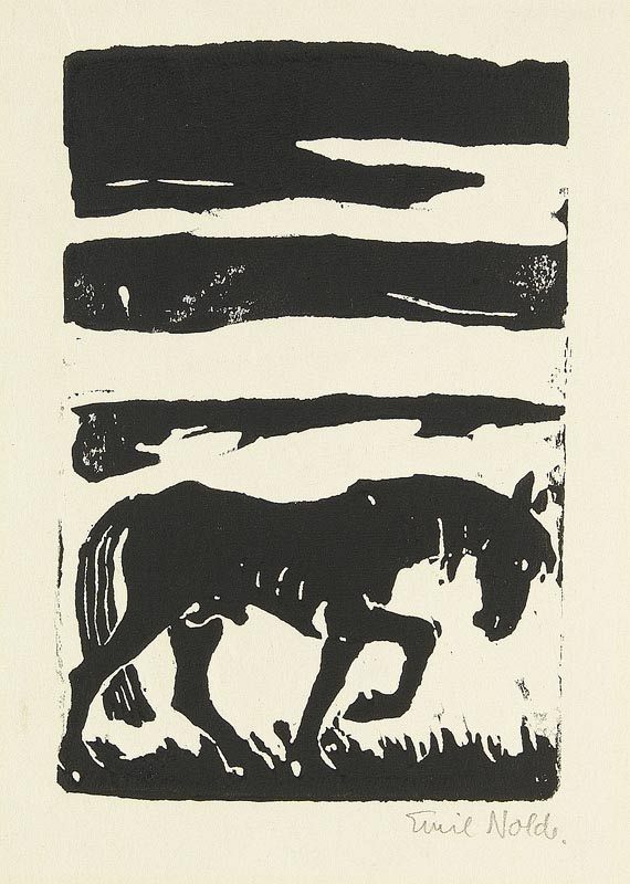 Emil Nolde - Pferd