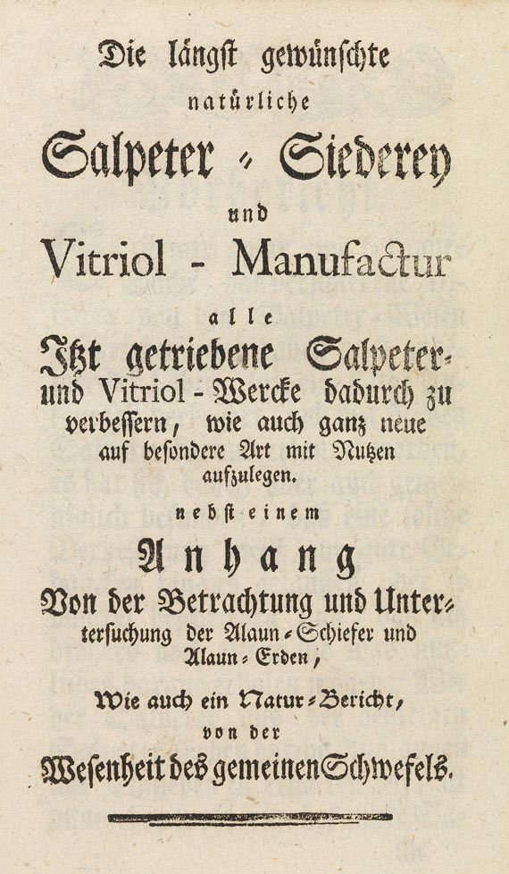 Johann Gottfried Jugel - Vorschlag den Bergbau zu befördern. 1767.