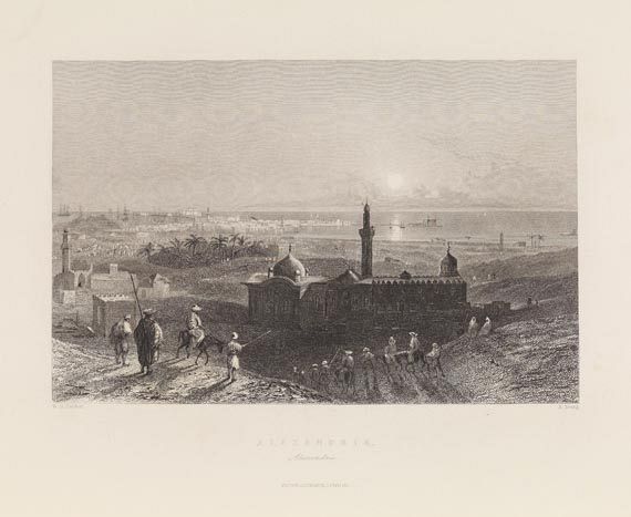 John Carne - Syria the Holyland... 3 in 2 Bdn. (1836)