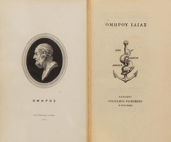  Homer - Ilias et Odyssea (griech.) (1831) - 