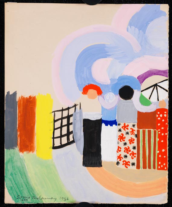 Sonia Delaunay-Terk - Projet pour Voyages lointains - 