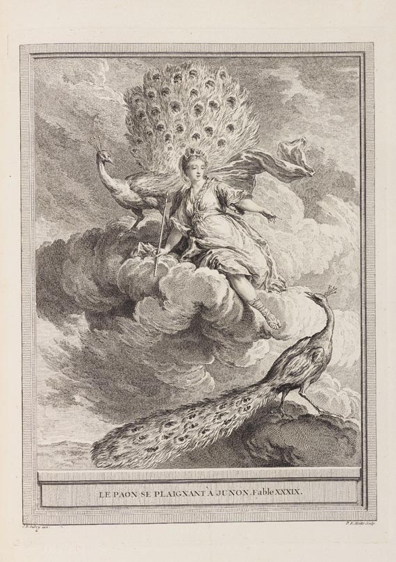 Jean de La Fontaine - Fables choisies. 4 Bde. (1755-1759)