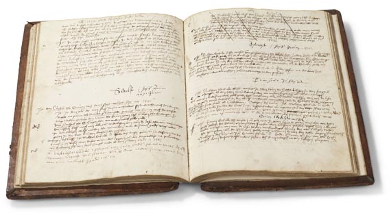  Manuskripte - Kontorbuch der Familie Schulte. 1428-1597 - 
