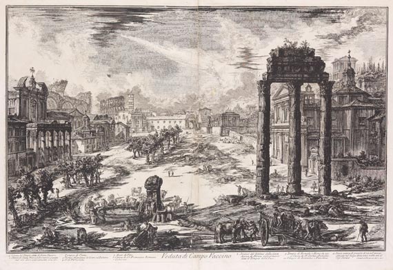 Italien - Piranesi, G. B., Veduta di Campo Vaccino.