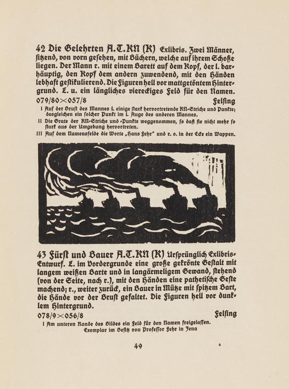 Emil Nolde - Gustav Schiefler, Das graphische Werk. 1911