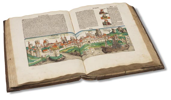 Hartmann Schedel - Weltchronik. 1493 (koloriert, dt. Ausgabe)