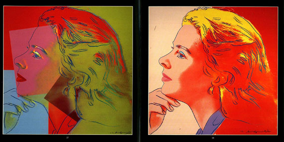 Andy Warhol - Portraits of Ingrid Bergmann. 1983