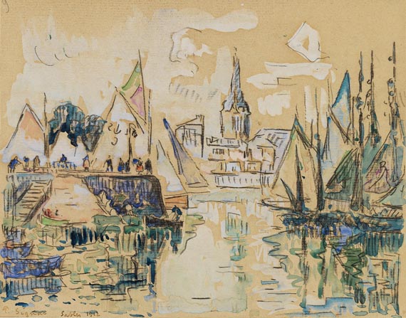 Paul Signac - Les Sables d