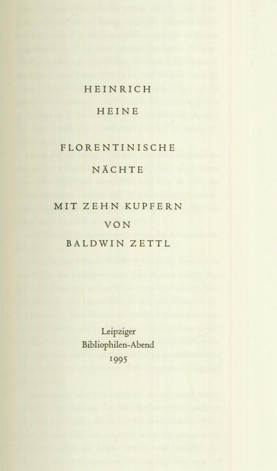  Leipziger Bibliophilen-Abend - Nathan der Weise, Florentinische Nächte. 2 Bde.