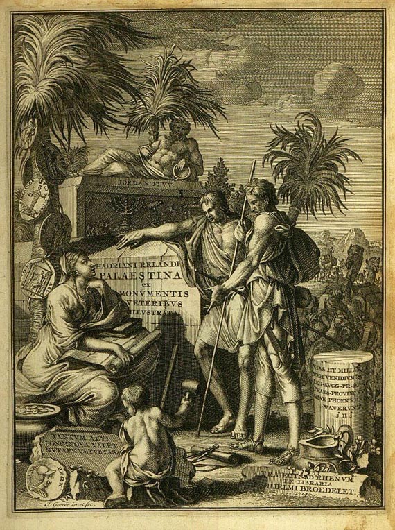 Adrianus Reland - Palaestina. 1714