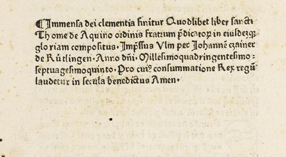  Thomas von Aquin - Questiones. 1475   21(20)