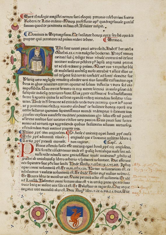 Robertus Caracciolus - Quadragesimale. 1472  24(S20)