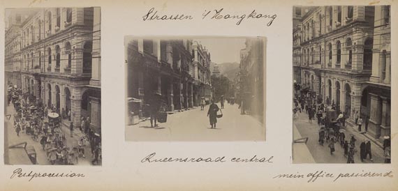  Reisefotografie - Reisefotografie Hongkong/China, 3 Alben. 1900-03 und 1935-37. - 