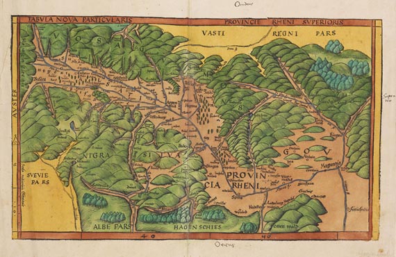 Baden-Württemberg - Waldseemüller, M., Tabula nova paricularis.