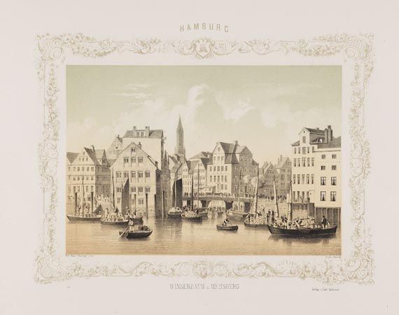 Wilhelm Heuer - Das alte und das neue Hamburg. Sammlung. 1850-70.