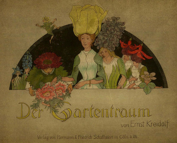 Ernst Kreidolf - Der Gartentraum.