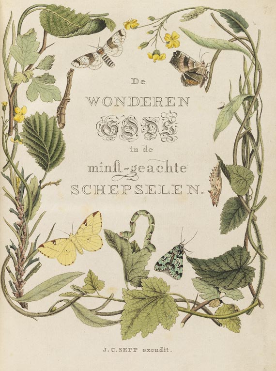 Jan Christiaan Sepp - Nederlandsche Insecten. 8 Bde. 1762-1860 - 