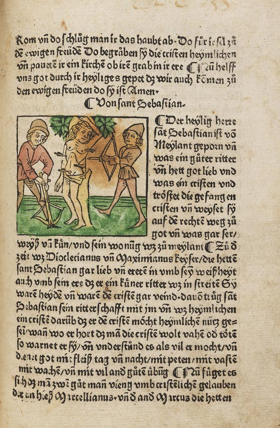  Jacobus de Voragine - Das Leben der Heiligen (Legenda aurea). 2 Bde. (C9/C17).