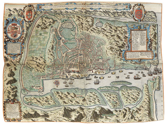 Jan Huygen van Linschoten - Itinerario, Voyage ofte Shipvaert. 1595-96. - 