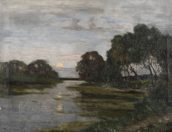 Paul Müller-Kaempff - Sonnenaufgang über Mecklenburg